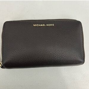 Michael Kors Large Leather Wallet Wristlet